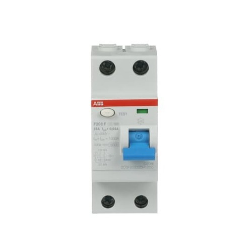 ABB Stotz S&J FI-Schutzschalter 2p,Type F, 25A, 30mA F202F-25/0,03