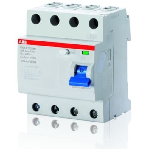 ABB Stotz S&J FI-Schutzschalter 4p,Type F, 63A, 30mA F204F-63/0,03 ABB Stotz S&J FI-Schutzschalter 4p,Type F, 63A, 30mA F204F-63/0,03