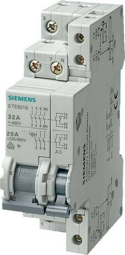 Siemens Dig.Industr. Ausschalter 20A,3S+N 5TE8118