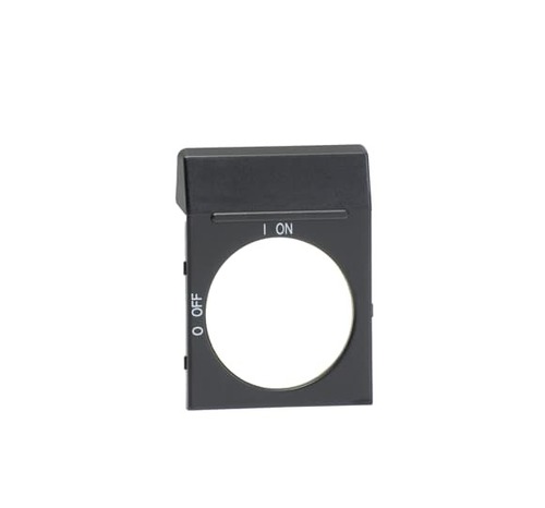 ABB Stotz S&J Blanco-Schild schwarz f. OH2_ Griffe OPB2