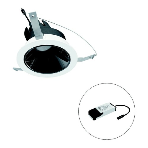 EVN Lichttechnik LED-Einbauleuchte modular Konfigurationstype F02R09AM0627L15P