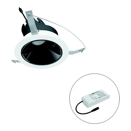 EVN Lichttechnik LED-Einbauleuchte modular Konfigurationstype F02R09AM0627L24D
