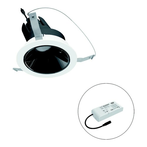 EVN Lichttechnik LED-Einbauleuchte modular Konfigurationstype F02R09AM1327L38D