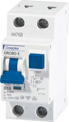 Doepke FI/LS-Kombination/RCBO DRCBO3 B06/0,03/1N-A