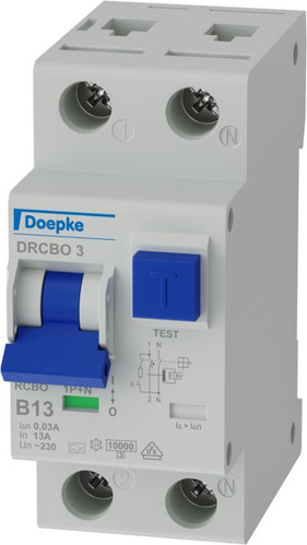Doepke FI/LS-Kombination/RCBO DRCBO3 B13/0,03/1N-A