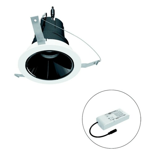 EVN Lichttechnik LED-Einbauleuchte modular Konfigurationstype F02R09SM0627L38D