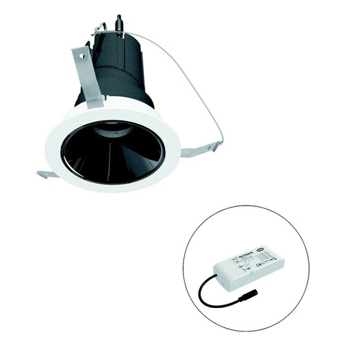 EVN Lichttechnik LED-Einbauleuchte modular Konfigurationstype F02R09SM1327L38D