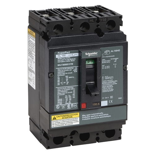 Schneider Electric Powerpact H 150A Autom.Switch 3P Busb NHLF36000S15TW Schneider Electric Powerpact H 150A Autom.Switch 3P Busb NHLF36000S15TW