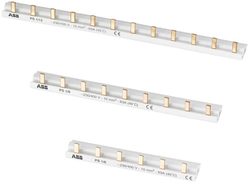 ABB Stotz S&J Phasenschiene 1Ph.,38Pins,10qmm PS1/38NT