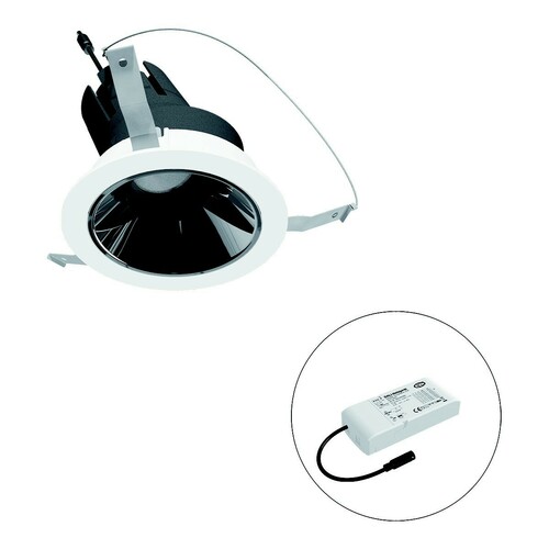 EVN Lichttechnik LED-Einbauleuchte modular Konfigurationstype F02R11AM1327L38D