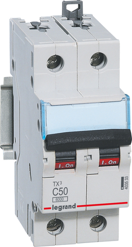 Legrand Leitungsschutzschalter B40A 2P 6kA Legrand 403391 Legrand Leitungsschutzschalter B40A 2P 6kA Legrand 403391