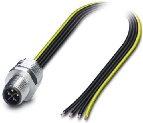 Phoenix Contact Einbausteckverbinder 4-polig M12 SACC-E-M12M #1424139