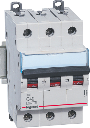 Legrand Leitungsschutzschalter C40A 3P 6kA Legrand 403549 Legrand Leitungsschutzschalter C40A 3P 6kA Legrand 403549