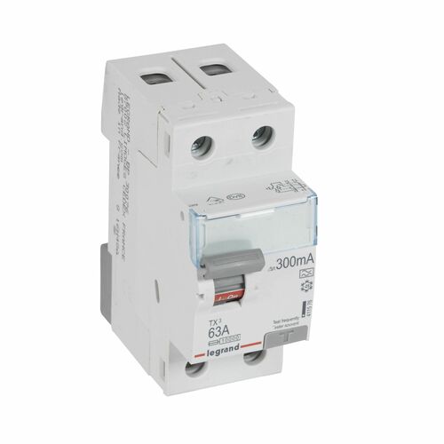 Legrand Fehlerstrom-Schutzschalter 63A 2P 300mA Legrand 411576