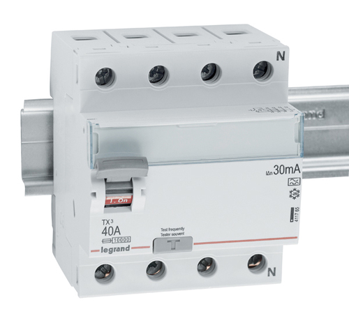 Legrand (BT) Fehlerstrom-Schutzschalter 40A 4P 30mA Legrand 411765