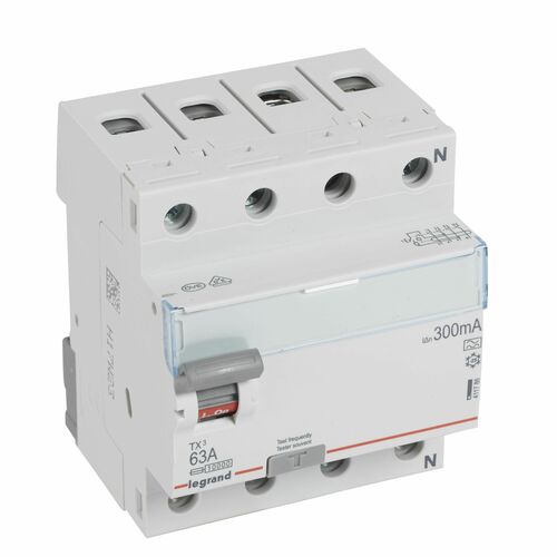 Legrand (BT) Fehlerstrom-Schutzschalter 63A 4P 300mA Legrand 411786