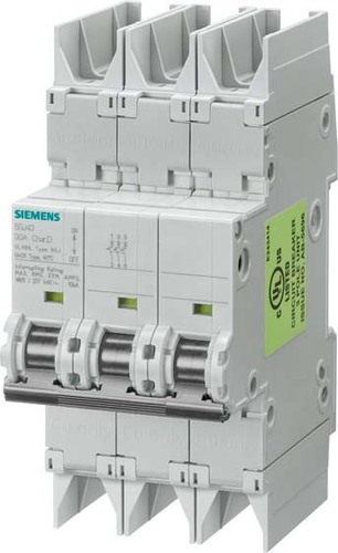 Siemens Dig.Industr. LS-Schalter C 40A 3pol 10kA 5SJ4340-7HG42 Siemens Dig.Industr. LS-Schalter C 40A 3pol 10kA 5SJ4340-7HG42