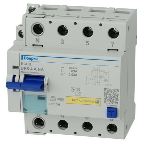 Doepke FI-Schalter DFS4 063-4/0,03-A NA