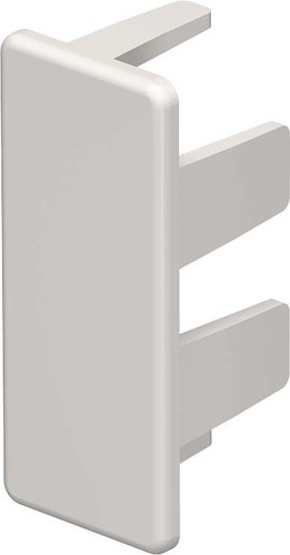 OBO Bettermann Vertr Endstück 15x40mm, PVC WDK HE15040CW