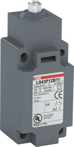 ABB Stotz S&J Standard-Positionsschalter Kunststoff-Gehäuse LS43P12B11 ABB Stotz S&J Standard-Positionsschalter Kunststoff-Gehäuse LS43P12B11