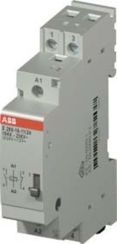 ABB Stotz S&J Stromstoßschalter 24V AC, 12V DC, 16A E290-16-11/24