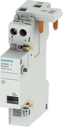 Siemens Dig.Industr. Brandschutzschalter-Block AFDD, f.LS-Sch.,16A 5SM6011-2