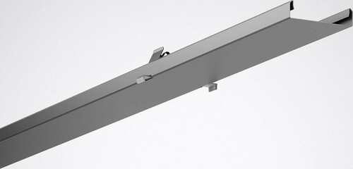 Trilux Blindabeckung Metall, silbergrau 07650IP BL-M L150 03