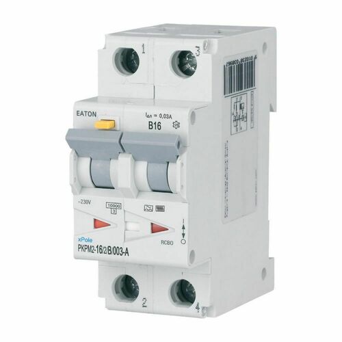 Eaton FI/LS-Schalter 16A, 30mA, A PKPM2-16/2/B/003-A