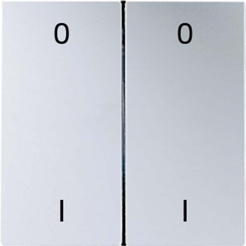 Jung Funk-Wandsender aluminium lack 4-kanalig Symbole ENO AL 2995-01-L