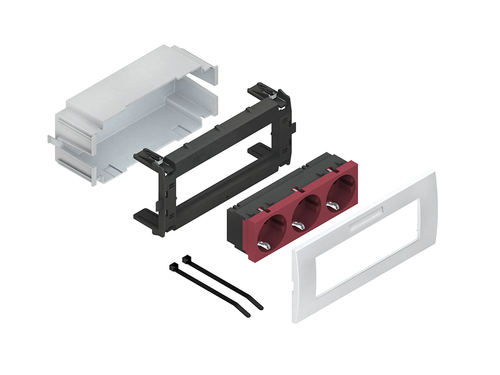 Niedax Geräteeinbausystem GES 3 R EDV