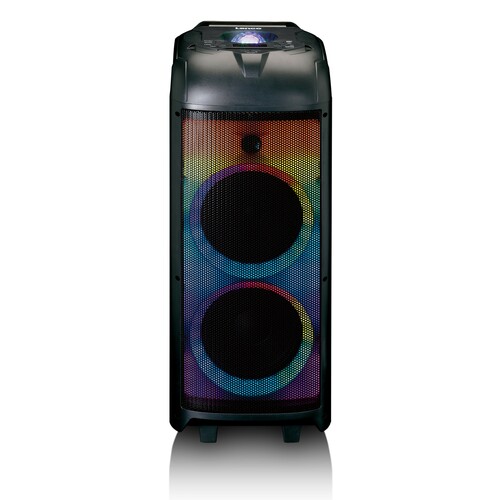 LENCO Soundanlage m.Partylight,Discok. PA-260BK Black