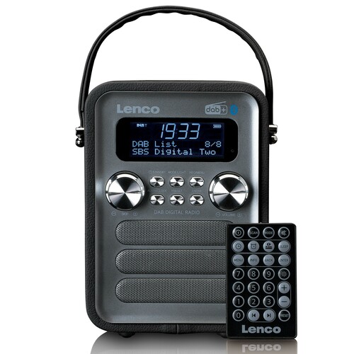 LENCO DAB+ Radio portable,Akku,BT PDR-051 Black