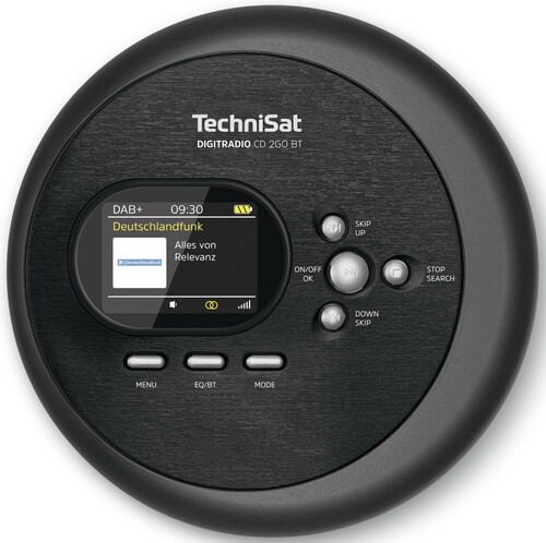 TechniSat CD-Player/DAB+Radio UKW,BT5.0,portable DIGITRADIOCD2GOBT sw TechniSat CD-Player/DAB+Radio UKW,BT5.0,portable DIGITRADIOCD2GOBT sw