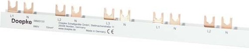 Doepke Gabelsammelschiene 4p, 60TE, 100A B G60TE-3/N/S-10