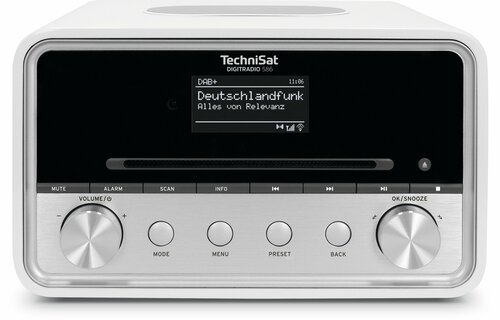 TechniSat DAB+Digitalradio DIGITRADio586 weiß/si