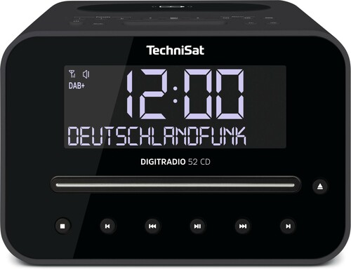 TechniSat DAB+ Digitalradio CD/UKW Radiowecker DIGITRADIO52CD ant