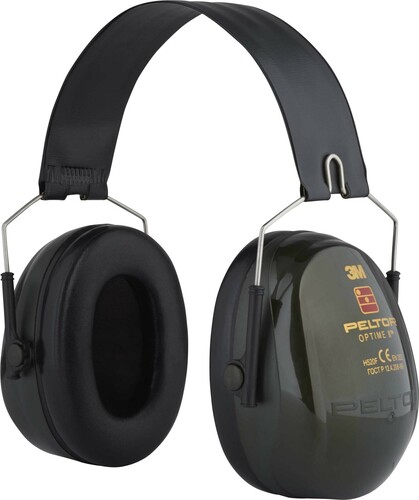 3M PSD Deutschland Peltor Kapselgehörschutz Grün, SNR=31dB H520A