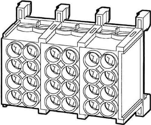 HKL Hauptleitungsabzweigklemme 2x25qmm,50,5x23,1pol HLAC25-12