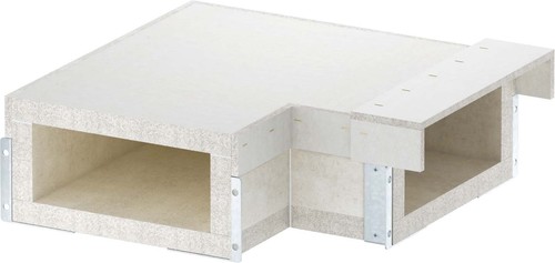 OBO Bettermann Vertr Bogen 105x260mm, 90 Grad BSKH-FB091026