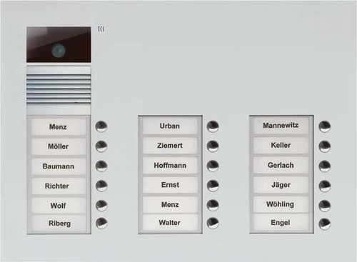 TCS Tür Control Video-Außenstation Color dreispaltig, f.18WE AVU16180-0010