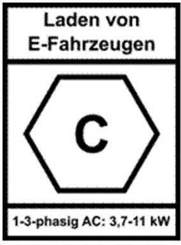 KEBA Label-Set DE für Sockel 11kW SetSockDE3p11kW VE50