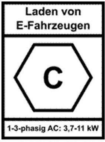 KEBA Label-Set DE für Sockel 11kW SetSockDE3p11kW VE50