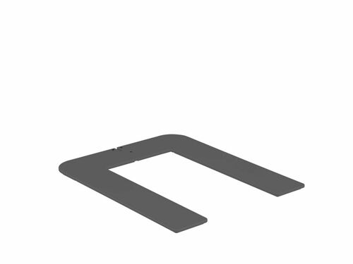 Philips Lighting Leuchtenfuß U-förmig, silber FS485Z U SI Philips Lighting Leuchtenfuß U-förmig, silber FS485Z U SI