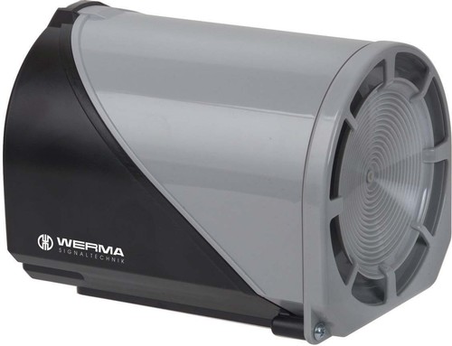 Werma Mehrtonsirene 32 Töne 24V AC/DC sw/gr 14400075