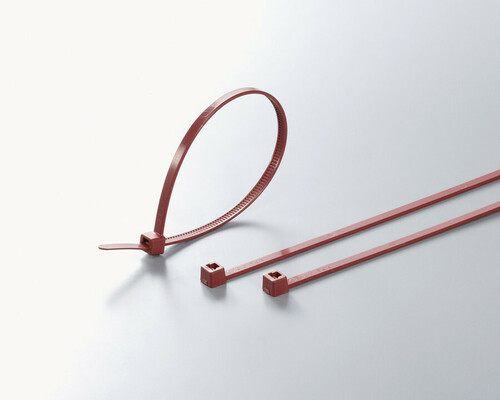 HellermannTyton Kabelbinder 100x2,5 mm, rotbraun 111-01383(100)