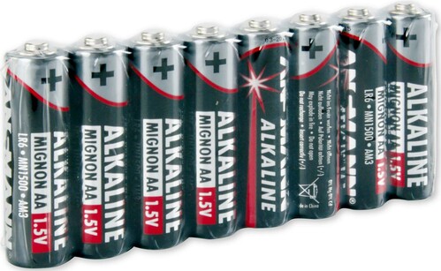Ansmann Batterie Micro 8xAA im Schrumnpfschlauch 5015280 shrink (VE8)