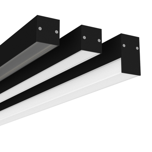 LTS Licht&Leuchten Anbauprofil 3m schwarz DCL-P-H1 001/3000 sw LTS Licht&Leuchten Anbauprofil 3m schwarz DCL-P-H1 001/3000 sw