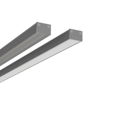 LTS Licht&Leuchten Anbauprofil 3m si-elox DCL-P-U1 001/3000 si