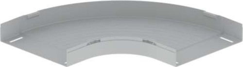 Unex Flachbogen 90° grau 60x300 U48X RAL7038 66310-48