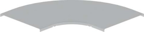 Unex Abdeckung Bogen 90° grau 300 U48X RAL7038 66311-48